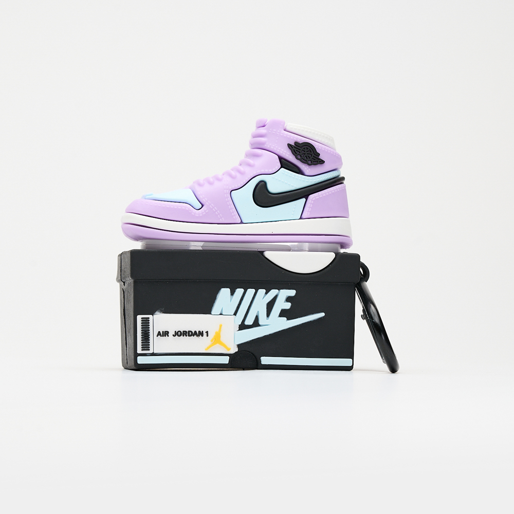 MOJO DROPS AirPods Pro Tok Air Jordan 1 Purple Aqua Sneaker